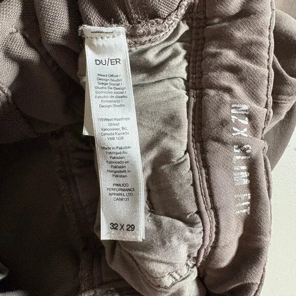 DU/ER Duer N2X No Sweat Slim Fit Joggers Pants - Men's Size 32*29(Fit 32*28)